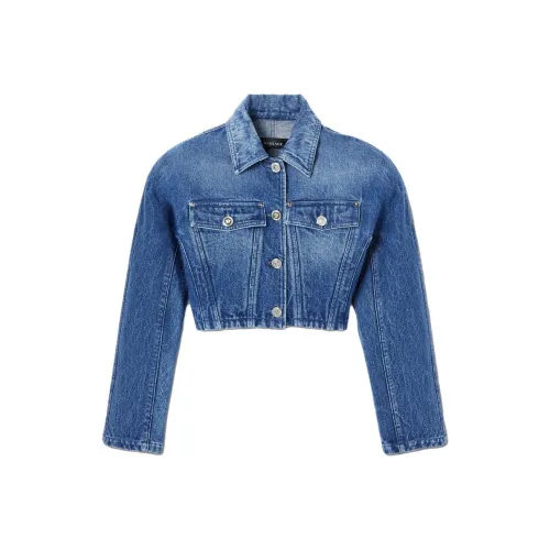 VERSACE Синие Женские Джинсовые Куртки