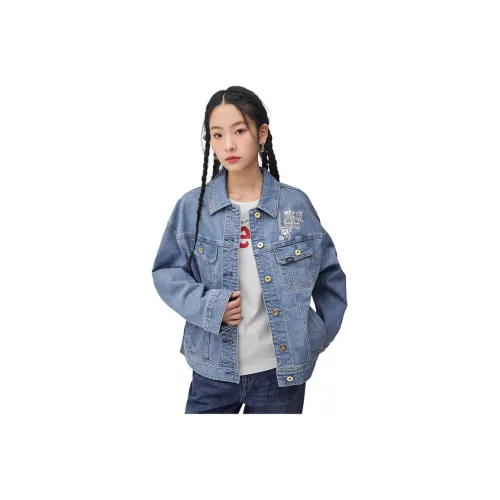 Lee Denim Куртка Женская Светло-Синяя