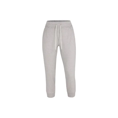 Lululemon Scuba Series Светло-серые Женские Вязаные Тренировочные Брюки