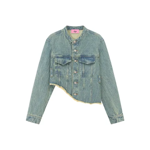 CHUU Джинсовый синий Женское короткое пальто