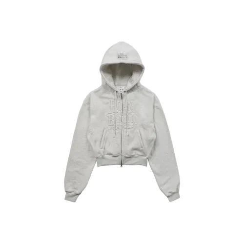 Badblood FW23 Cropped Coat Women's Gray Badblood FW23 Укороченное пальто женское серого цвета
