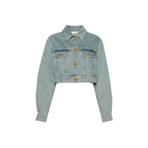 MOSCHINO SS24 Denim Jacket Women's Blue