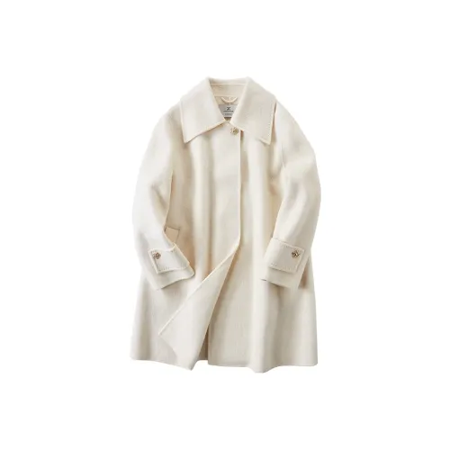 XIANGYING Бежевое Женское Пальто