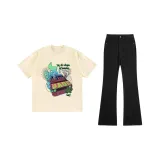 Абрикос (Черные джинсы)