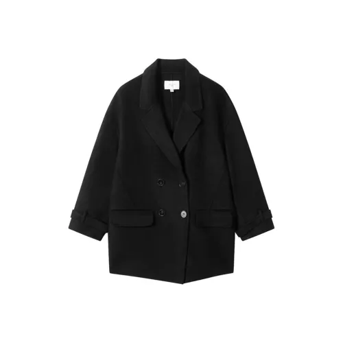 TKY SHOP Черное Женское Пальто