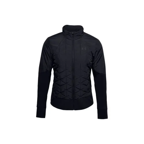 Under Armour Хлопковый пуховик зимний женский черный