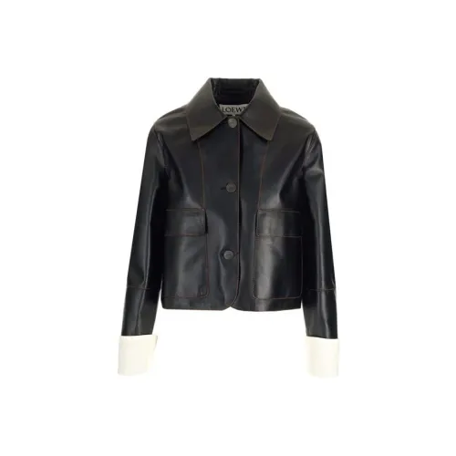 NANUSHKA Черные Женские Кожаные Куртки