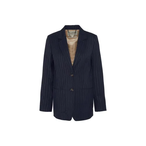 BARBOUR FW24 Бизнес-костюм Пальто Женское Морской Синий