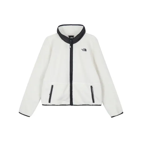 The North Face Винтажный белый Женские бархатные куртки