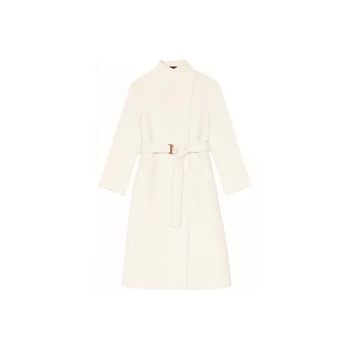 Maje Светло-янтарное Женское Пальто