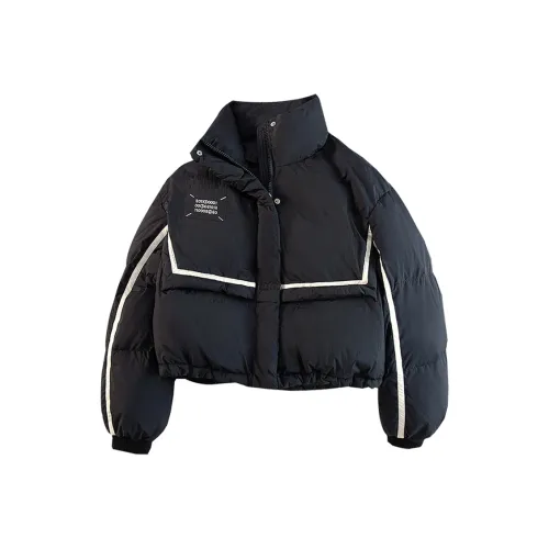 Cypress House Пуховик Женские Черный