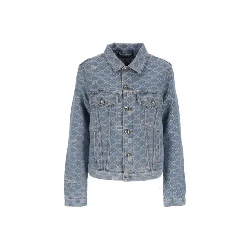 Off Белый и синий цвет Женские джинсовые куртки