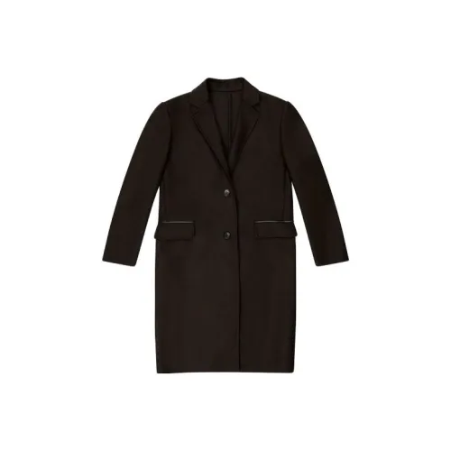 BALLY Длинное пальто с длинными рукавами женское черное