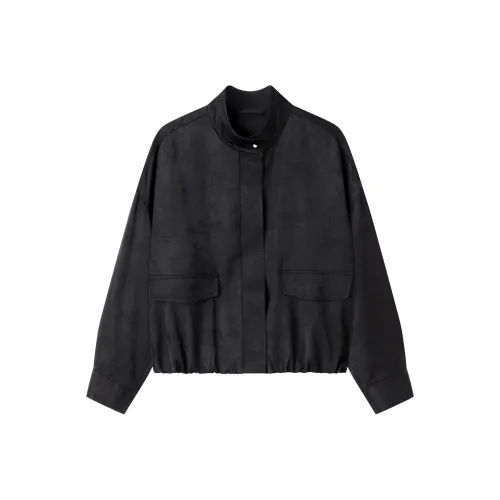 THE SEA LIFE Укороченная куртка женские черный маг