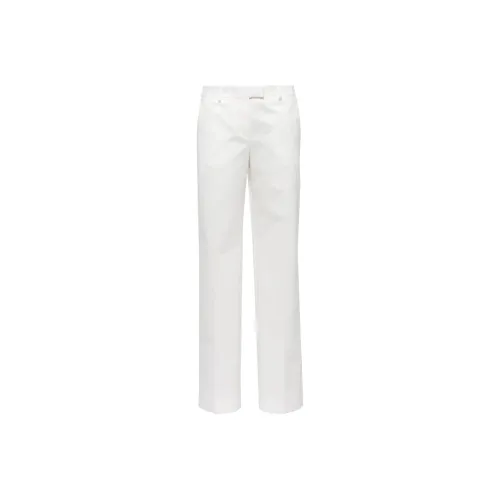 MIU MIU Белые Женские Вязаные Спортивные Брюки