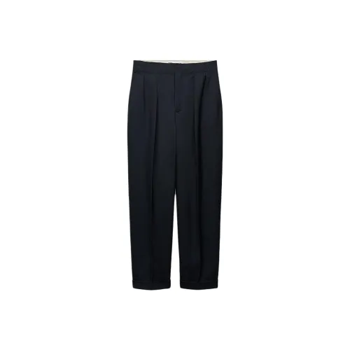 ZARA Морской синий Женские Повседневные Брюки