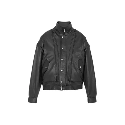 SAINT LAURENT FW23 Кожа Куртка Женская