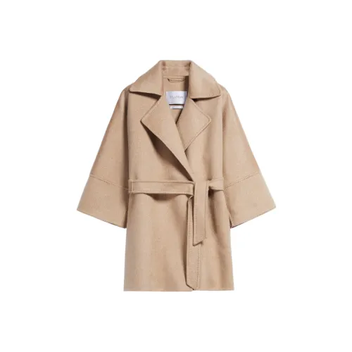 MaxMara Светло-коричневые женские бархатные куртки