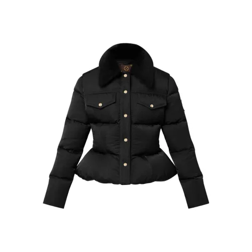 LOUIS VUITTON SS23 Хлопковый пуховик Женский Черный