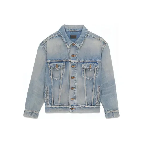 SAINT LAURENT Denim Jacket Women's Blue SAINT LAURENT Деним Куртка Женская Синяя