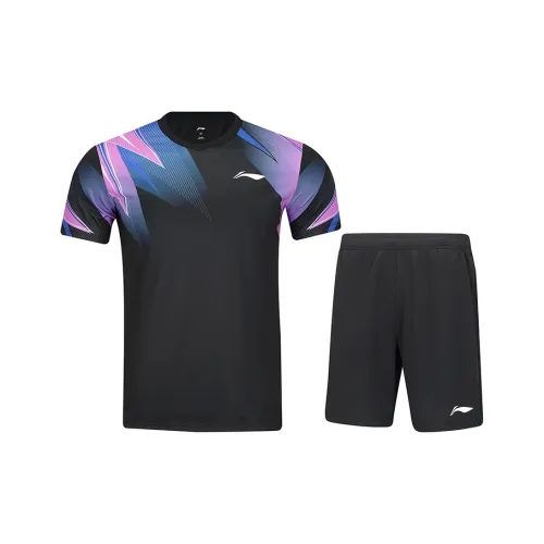 LINING Badminton Series Повседневная Спортивная Одежда Унисекс Черный