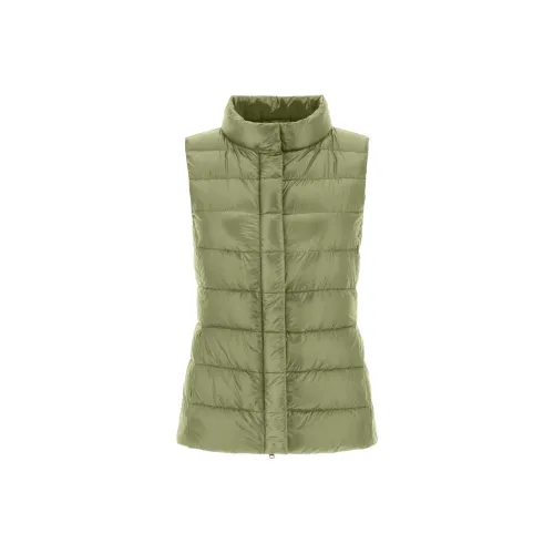 HERNO Оливково-зеленый Женские Жилеты