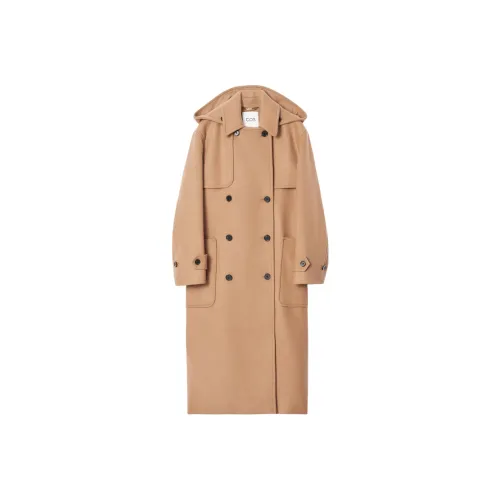 COS Верблюжий Женское Пальто