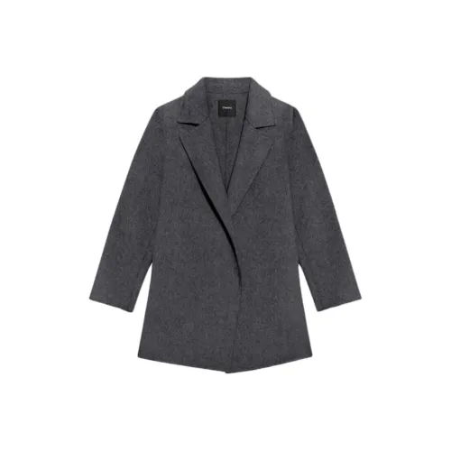 Theory Темно-серое Женское Пальто