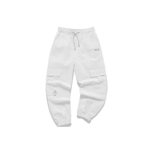 FILA FUSION Стандартный белый Женские Брюки карго