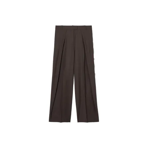 COS Повседневные брюки Женские Темно-коричневый