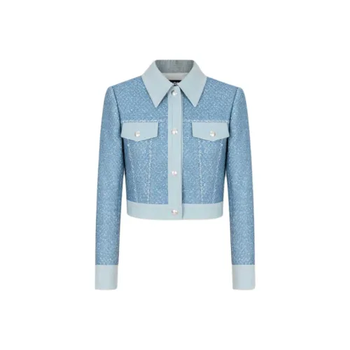 KARL LAGERFELD Denim Jacket Women's Blue