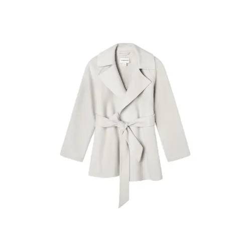 CLUB MONACO Белое Женское Пальто