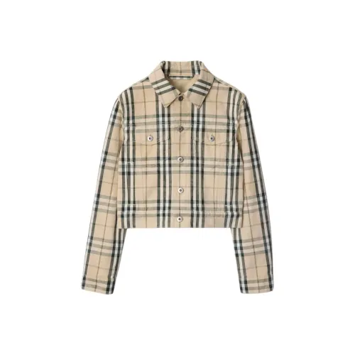 Burberry Denim Jacket Женская Бежевая