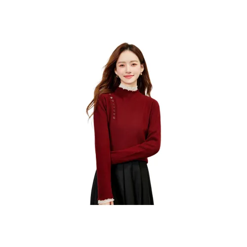 Love Elaine Трикотаж Женский Анкора Красный