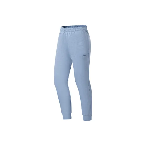Лайнер Fitness Series Вязаные Спортивные Штаны Женские Мягкие Серый Синий