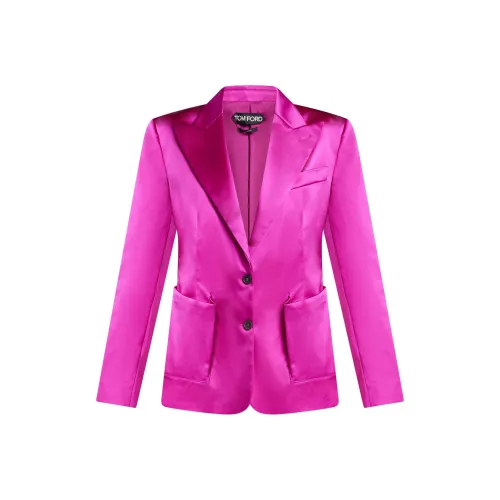 TOM FORD Бизнес-костюм Пальто Женское Персиково-розовый