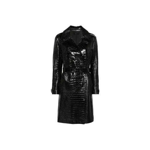 TOM FORD SS24 Кожа Куртка Женская Черная