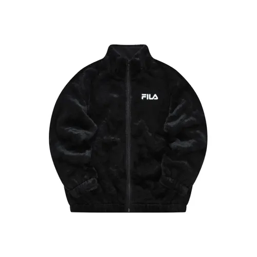 FILA FUSION Темно-черные женские бархатные куртки