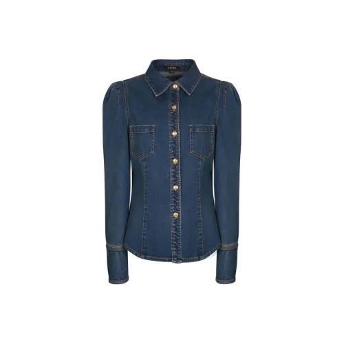 AIVEI Синий/3200 Женские джинсовые куртки