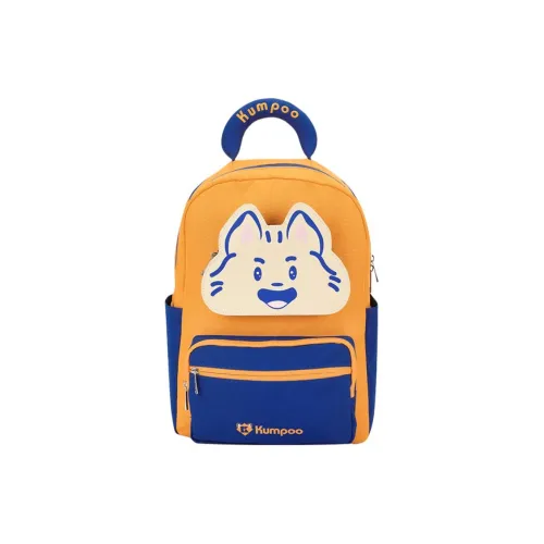 KUMPOO Ткань Рюкзак Унисекс Темно-синий Оранжевый