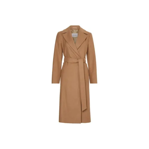 CALVIN KLEIN Пальто Женское CAMEL