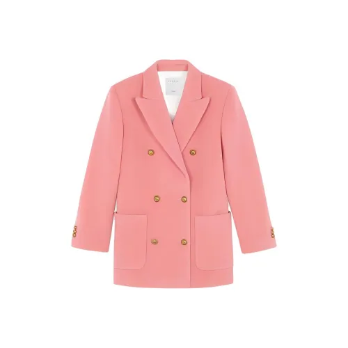 Sandro Бизнес-костюм женский розовый