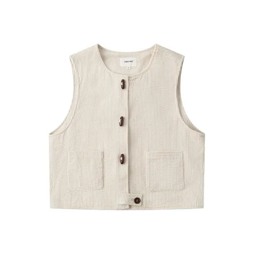 UNRETRO Экрю Женские Жилеты