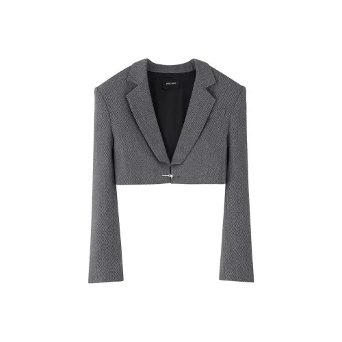 NINE WEST Cropped Jacket Женская Темно-Серый