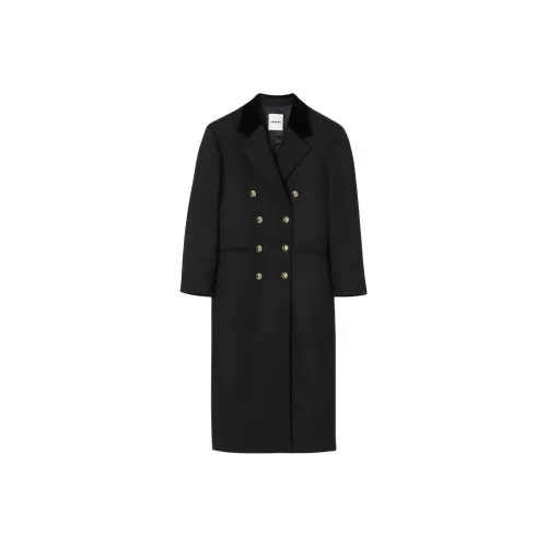 SANDRO Черное Женское Пальто