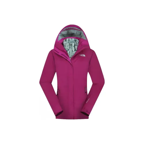 THE NORTH FACE Водонепроницаемый и Ветрозащитный для сохранения тепла Ветровка Женская Темно-фиолетовая