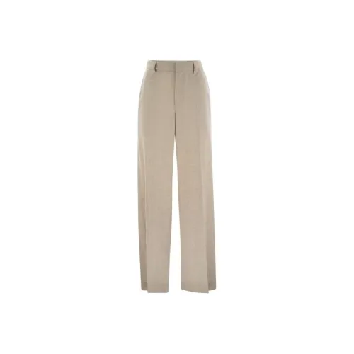 Brunello Cucinelli Бежевые Женские Повседневные Брюки