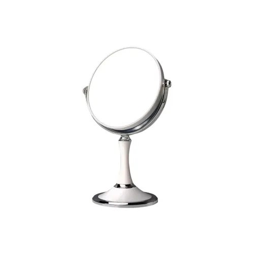 JIXUAN Портативный HD Большой Двойной Сided Вращающаяся Увеличивающая Настольная Поверхность Минималистский стиль Европейский Зеркала MAKE UP