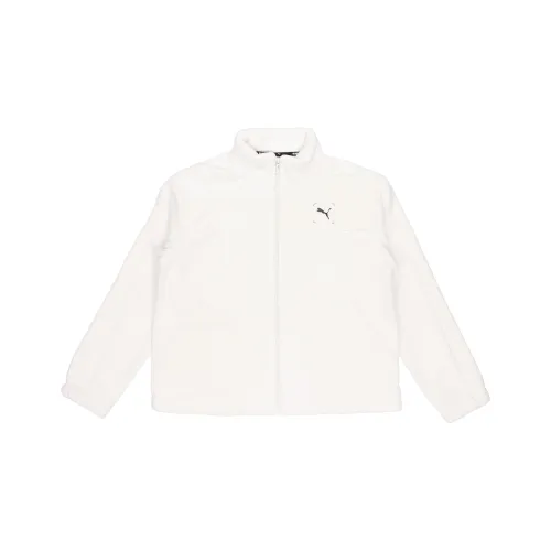 PUMA Дымчато-серый Женские Бархатные Куртки