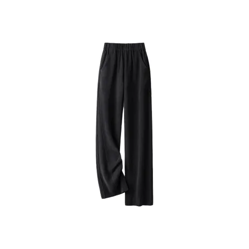 IHIMI Повседневные брюки Женские Темно-серый